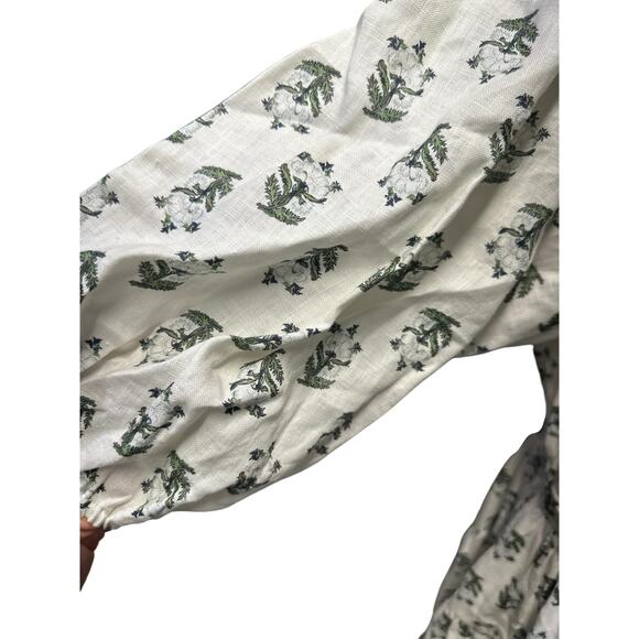 Rhode Maryam Dress Marigold Flower Taupe - Picture 5 of 8